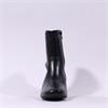 Wonders Anan Low Block Heel Stretch Boot - Black Leather